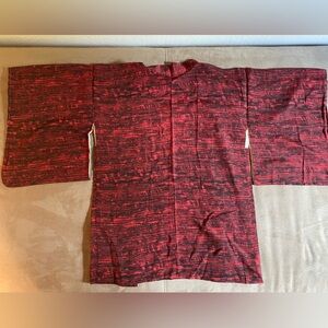 KYOTO Short Silk 1960s Kimono